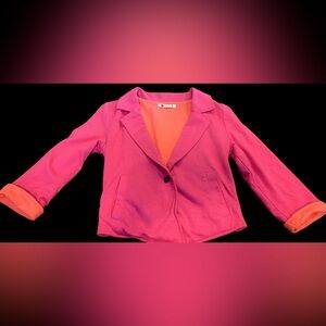Roxy Fuchsia and Coral Women's Blazer